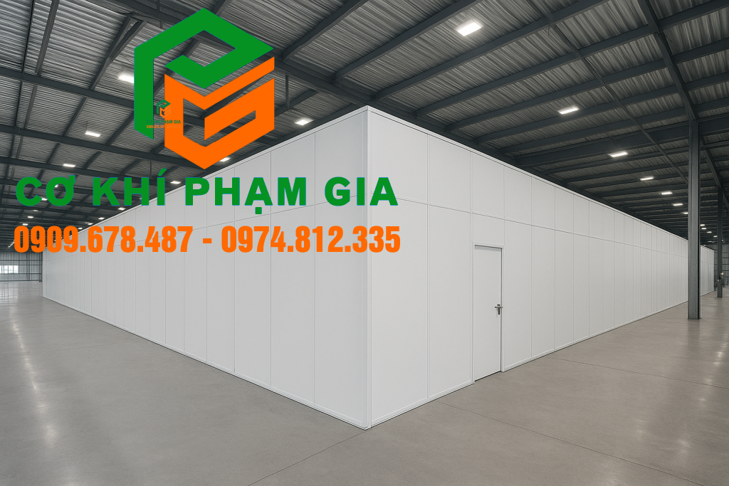 Thi công vách ngăn panel tại Bình Thạnh