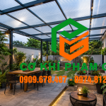 Mái che sân vườn đẹp