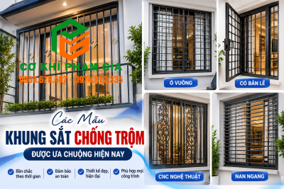 Các mẫu khung sắt chống trộm được ưa chuộng hiện nay