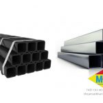 So sánh sắt hộp mạ kẽm và sắt hộp đen trong thi công khung sắt