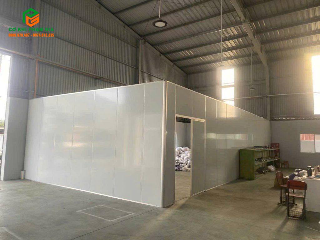 Thi công vách panel nhà xưởng